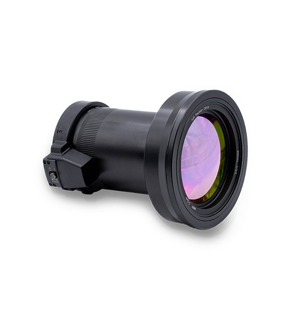 200 mm, 3.0-5.0 µm, f/2.5 MWIR FPO Motorized Bayonet Lens